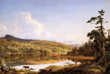 North Lake scenery Hudson River Frederic Edwin Church Landscape Oil Paintings